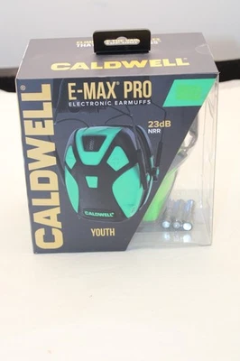 CALDWELL E-MAX PRO YOUTH ELECTRONIC HEARING PROTECTION - GREEN - Image 1 of 3