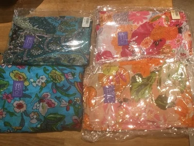 X 3 Large Cotton Sarong In A Matching Bag - Image 1 of 4