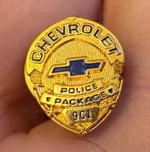Vintage Chevrolet 9C1 Police Package Promotional Lapel/Hat Pin - GM FLEET - Picture 1 of 3
