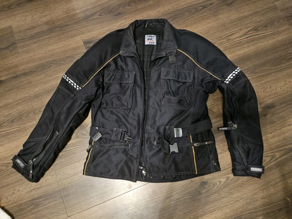 Rukka Gore Tex Performance Shell Cordura Motorcycles Jacket Men’s Size 52 Black - Image 1 of 4