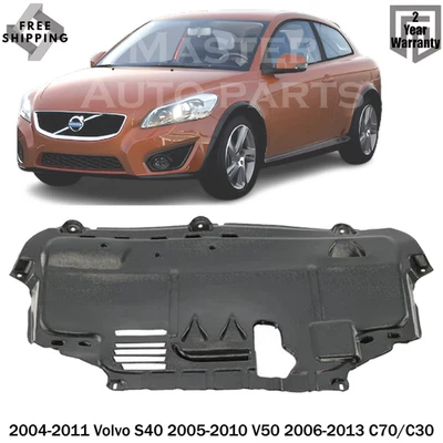 Front Engine Splash Shield For 2004-2011 Volvo S40 05-10 V50 06-13 C70 08-13 C30 - Image 1 of 4
