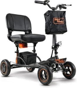 SuperHandy Portable 4-wheel Mobility Scooter Aluminum Frame  159 kg Capacity - Picture 1 of 13