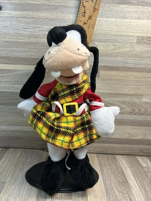 Walt Disney World Goofy Plush Epcot Scottish Bean Bag, Gund Mattel With TAGS - Image 1 of 2