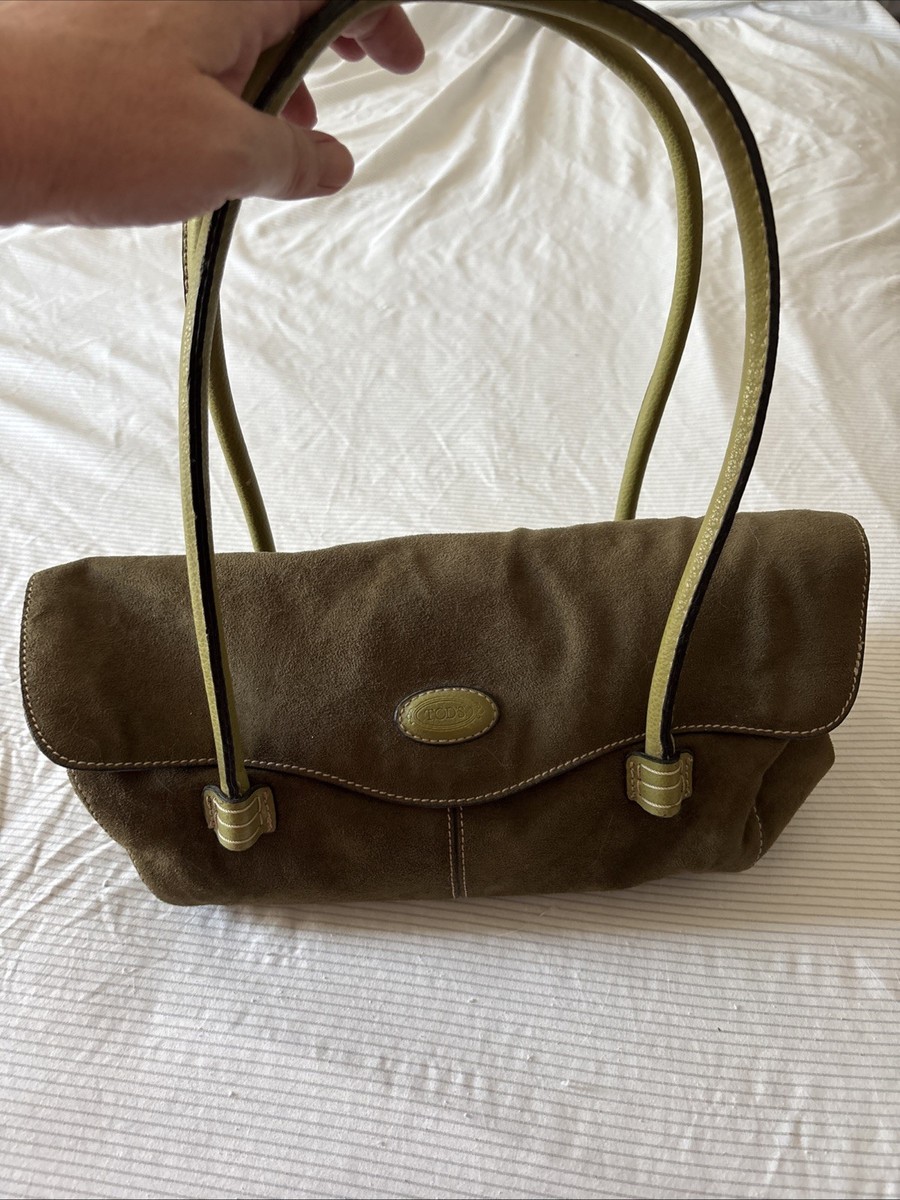 Tod's Suede Shoulder Bags for Women for sale | eBay