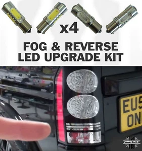 4pc Reverse & Fog LED bulb Rear light upgrade Land Rover Discovery 3/4 lamp LR3 - Picture 1 of 9