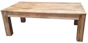 Dakota Mango Large Coffee Table - Light Finish - 110 cm - Picture 1 of 1