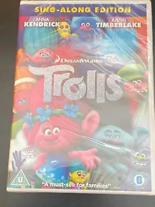 TROLLS SING ALONG EDITION DVD  ANNA KENDRICK JUSTIN TIMBERLAKE  NEW & SEALED - Picture 1 of 1