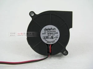 delefun cooling fan DC 12V 0.24A 2-Wire BFB0512HB - Bild 1 von 3