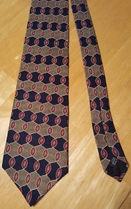 Cravatta di seta Wembley made in USA da seta importata - nero, oro, bordeaux - Foto 1 di 3