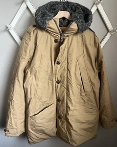 J. Crew Wallace & Barnes Men's L Khaki Cordura Parka Primaloft - Picture 1 of 10
