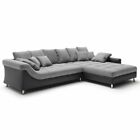 Ecksofa - grau-anthrazit - beidseitig montierbar Sofa Wohnlandschaft Couch