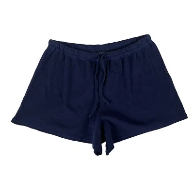 Pantalones Cortos para Dormir Nautica Para Mujer S Azul Marino Cintura Elástica Cordón Ropa de Salón Foto 1 de 4