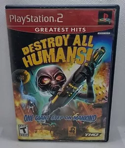 Destroy All Humans PS2 PlayStation 2 GH - Complete CIB - Picture 1 of 5