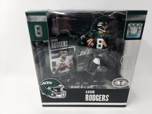 2024 Aaron Rodgers New York Jets NFL 7" Figura McFarlane Platinum Chase Nero - Foto 1 di 2