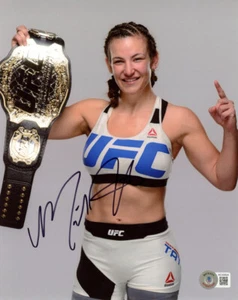MIESHA TATE SIGNED AUTOGRAPHED 8x10 PHOTO MMA UFC CHAMPION FIGHTER BECKETT BAS - Picture 1 of 2