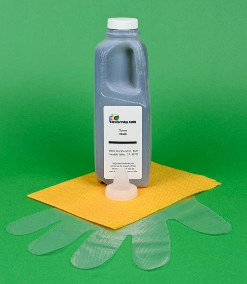 Hi-Yield Black Toner Refill Kit For Okidata C9000 C9200 C9400 41515208. 460gr. - Image 1 of 1