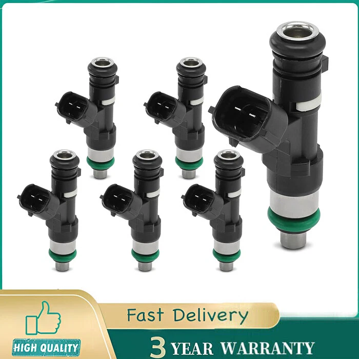 Inyectores de combustible 6 piezas para Nissan Quest 3,5 L V6 2004 2005 2006 2007 2008 2009 Foto 1 de 4