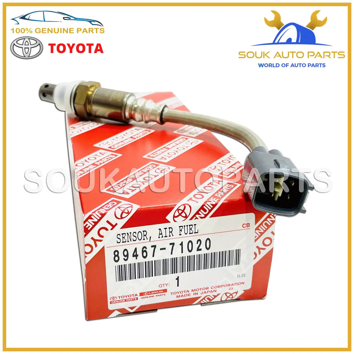Post-Cat o2 Oxygen Sensor for Toyota Rav 4 ACA38 2.4 8/2010 onwards Post-Cat o2 Oxygen Sensor for Toyota Rav 4 ACA38 2.4 8/2010 onwards