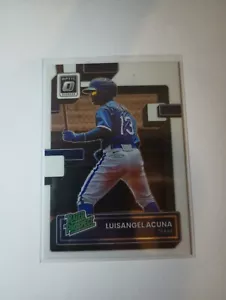 2022 Donruss Optic Luisangel Acuna Rated Prospect #RP-9 Texas Rangers Baseball - Picture 1 of 2