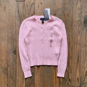 NWT Youth size M Polo knit cardigan - Picture 1 of 6