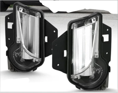 Par de luces antiniebla LED de conducción diurna Fit 2013-2017 Cadillac XTS parachoques Foto 1 de 4