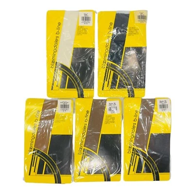 Bloomingdale’s B Line Pantyhose Style 16 Size B Taupe Beige Navy & Pearl 5 Pairs - Image 1 of 4