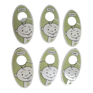 Babies Wardrobe Closet Dividers 6 Total - Picture 1 of 7