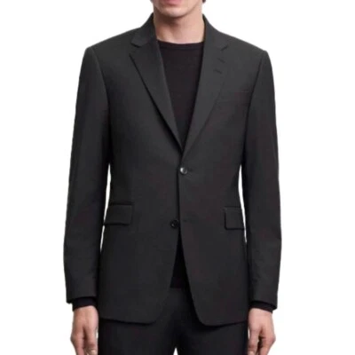 Blazer TIGER OF SWEDEN Justins Mezcla Lana Dos Botones Negro Talla Ver Medidas Foto 1 de 4