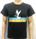 $ 450 Bravado Herren schwarz Migos Grafik kurzärmelig Rundhalsausschnitt Baumwolle T-Shirt S