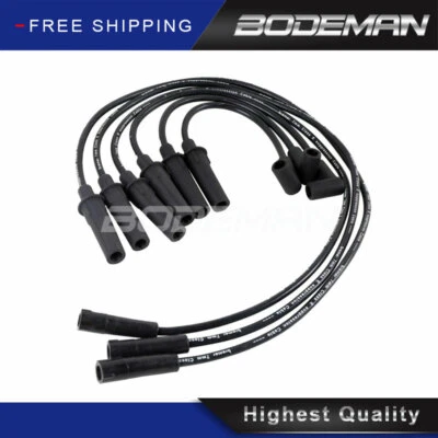 Cables de bujía de encendido 7 mm para Jeep Wrangler V6 2007 2008 2009 2010 2011 3,8 L Foto 1 de 4