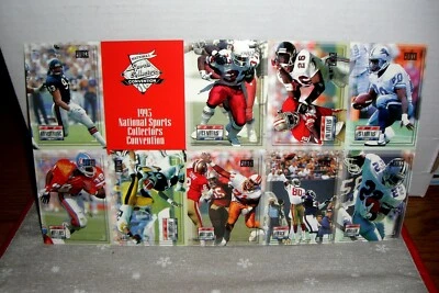 1993 PRO SET POWER SERIES 1, FOOTBALL, UNCUT NINE CARD SHEET, PROTOTYPE CARDS  - Image 1 of 4