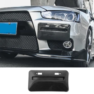 For Mitsubishi Lancer Evolution 07-17 Carbon Fiber Bumper License Plate Frame 1X - Picture 1 of 9