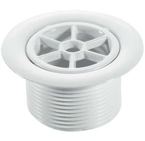 Replacement Shower Drain Top Waste Trap White ABS 1.5" INCH Thread 70mm - Picture 1 of 5