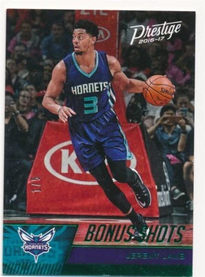 JEREMY LAMB 2016-17 PRESTIGE GREEN #30 SP HORNETS #1/5 MINT - Image 1 of 2