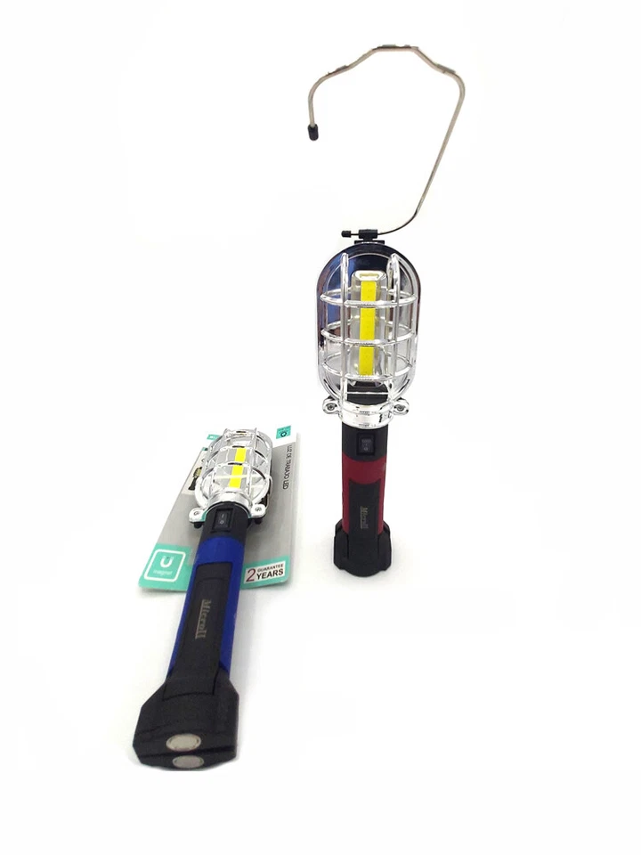 Linterna de Trabajo Led con Pie de Pinza Magnetico Gancho Colgador 300 Lumenes - Imagen 1 de 4