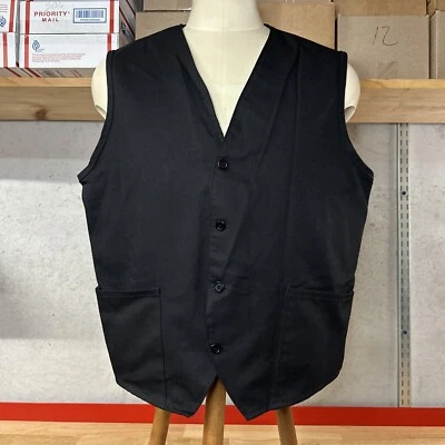Fame Fabrics Vest Men’s XL Black Made In USA Hunting Shooting  - Image 1 of 4