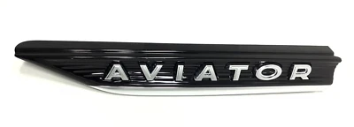 Lincoln Aviator LH 2021 2022 conductor guardabarros moldura emblema nuevo OEM Foto 1 de 4
