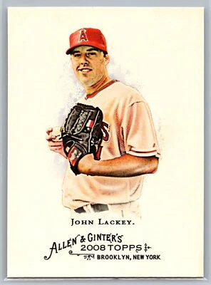 2008 Topps Allen & Ginter  Baseball #125 John Lackey  Los Angeles Angels - Image 1 of 2