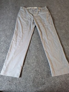 Lauren Ralph Lauren Men's Gray Dress Pants 38x31 Flat Front - Picture 1 of 10