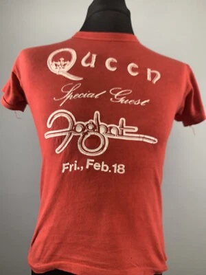 Queen Shirt Freddie Mercury Original Vintage Event shirt Cincinnati US 1976 - Image 1 of 4