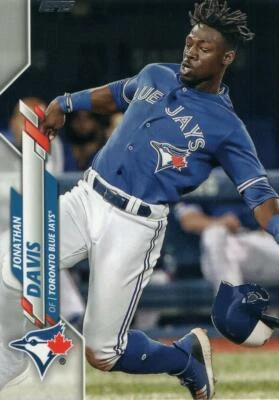 U-128 Jonathan Davis Toronto Blue Jays 2020 Topps Update Baseball Card - Image 1 of 2