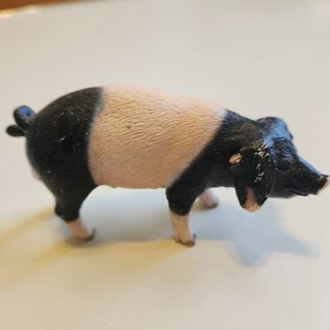 Schleich Schwäbische Halle Wildschwein Figur Schwein Bauernhof Tier D-73527 2008 4 Zoll - Bild 1 von 10