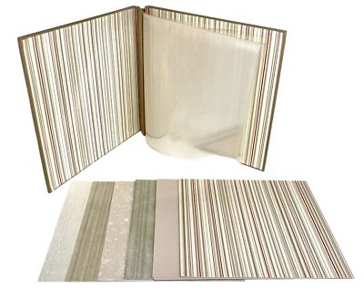 Álbum de recortes Taupe álbum 8x8, 10 protectores de hojas, 20 hojas de diseño sin usar Foto 1 de 4