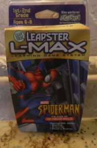 Leapster MARVEL Spiderman The Case Of The Sinister Speller Game Leapfrog L-Max - Picture 1 of 1