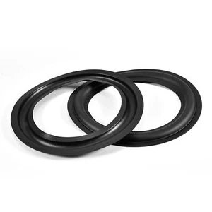 2x 6 Zoll/156 mm perforierte Gummikante Surround Lautsprecher Ersatzteile Ersatz Set - Bild 1 von 9