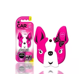 140 X Aroma Pink Dog Car Air Fresheners (Clip or Hang) Lovely Scent - Picture 1 of 1