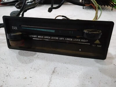 Used original Porsche 911 G Model 1974- Heating control panel in black 3 knob - Image 1 of 3