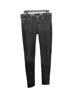 AG Adriano Goldschmied Women's Black The Legging Super Skinny Ankle Pants Sz 26R - Picture 1 of 8