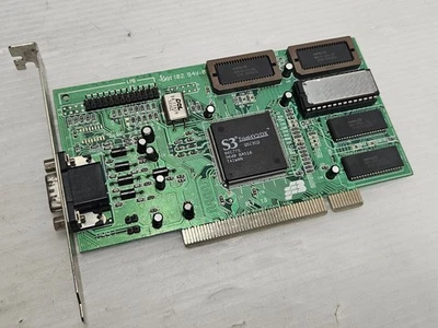 S3 Trio64V2/DX, 86C775, VRAM 2MB, PCI, VGA, Aristo, WORKING CARD - Image 1 of 4