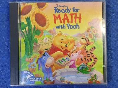 Disney's Ready for Math with Pooh (1997) Ages 3-6 Windows 95/98/Mac Winnie  - Image 1 of 4